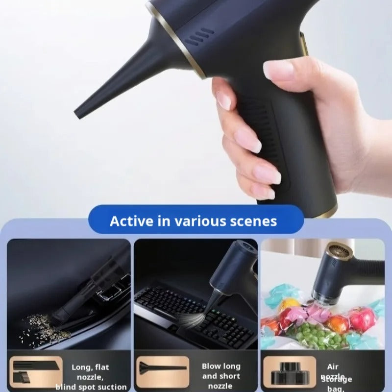 Wireless Car Vacuum Cleaner – 4-in-1 Design with Extra Powerful Suction
