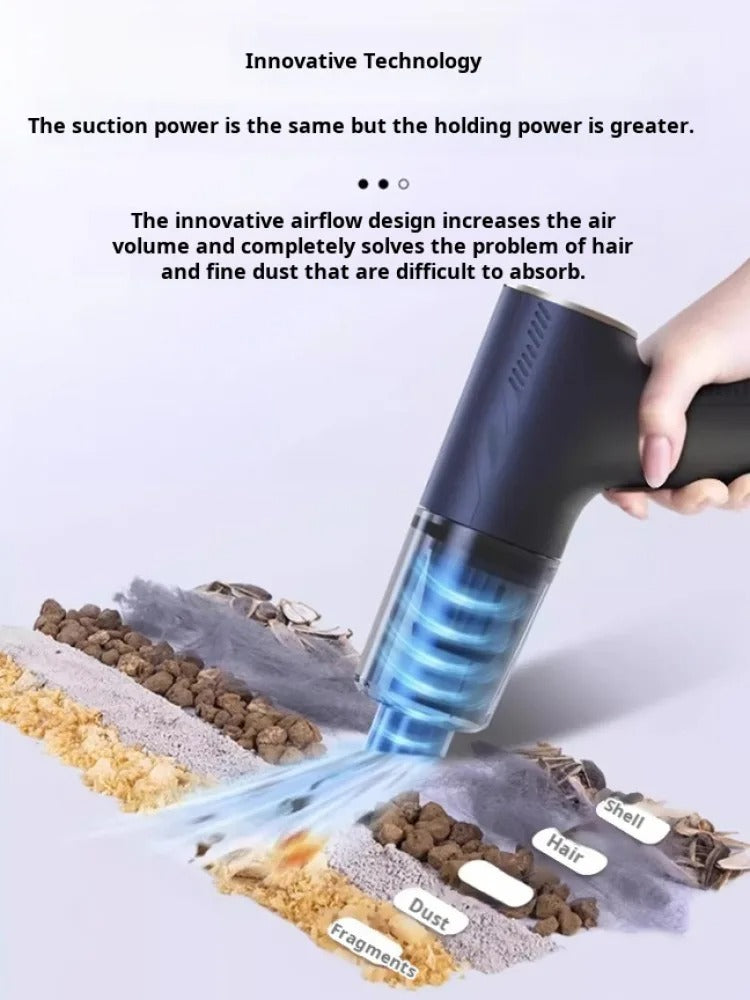 Wireless Car Vacuum Cleaner – 4-in-1 Design with Extra Powerful Suction